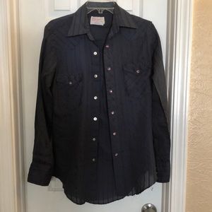 Vintage Wrangler cowboy shirt